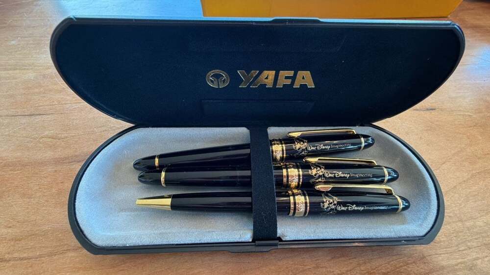 Yafa Walt Disney Imagineering Limited Edition 3-Piece Pen Set
